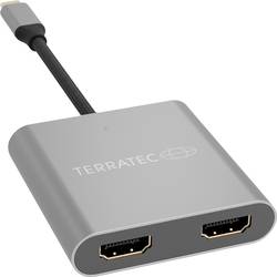 Image of Terratec 306697 USB-C™ Adapter [1x USB-C™ Stecker - 1x HDMI-Buchse] Grau