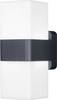 LEDVANCE SMART+ CUBE MULTICOLOR Updown 4058075478077 LED-Außenwandleuchte LED LED fest eingebaut 13.5 W Dunkelgrau, Weiß