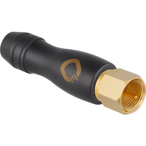 Oehlbach D1C62009 F-Stecker vergoldet Anschlüsse: F-Stecker 1 St.