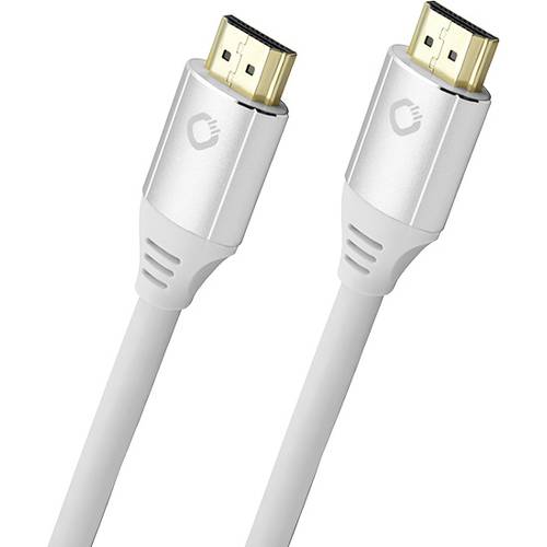 Oehlbach HDMI Anschlusskabel HDMI-A Stecker, HDMI-A Stecker 1.50 m Weiß D1C92490 8K UHD HDMI-Kabel