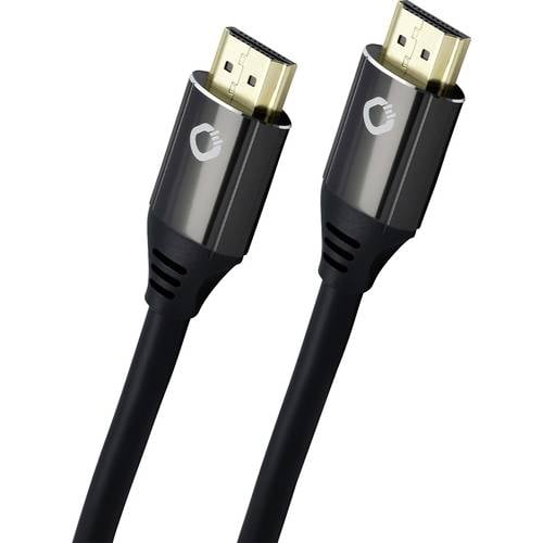 Oehlbach HDMI Anschlusskabel HDMI-A Stecker, HDMI-A Stecker 2.00 m Schwarz D1C92493 8K UHD HDMI-Kabel
