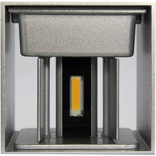 mlight 81-4028 LED-Außenwandleuchte 6 W Silber