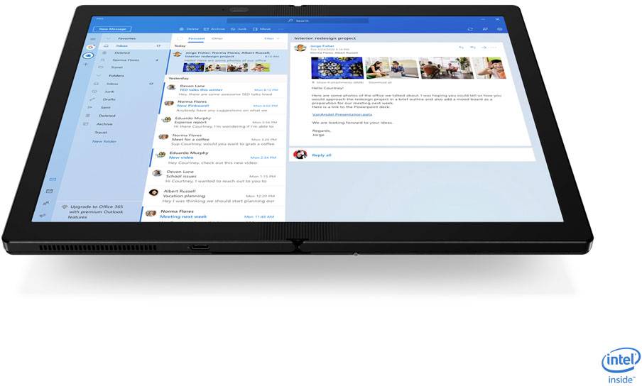 ThinkPad X1 Fold Gen 1 20RL - Tablet - faltbar - Intel Core i5 L16G7 / 1.4 GHz --4
