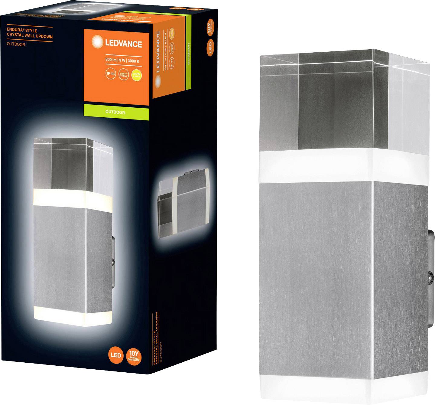 LEDVANCE Endura Style Cube 4058075474130 LED-Außenwandleuchte LED 9.00 W Stahl-3