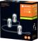 'Endura® Garden Dot 3 Piece Extension' Beleuchtung. Enthält drei outdoor-schwarze Anschlussleuchten, wetterfest, 3000K warmweißes Licht. Ideal für Gartennutzung.