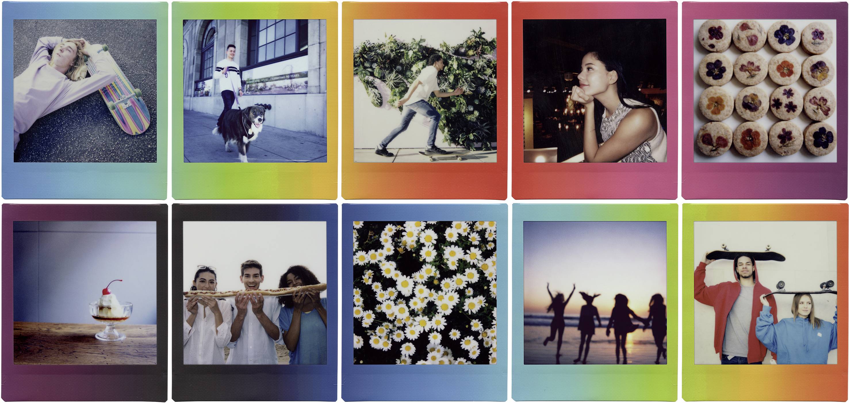Fujifilm Instax SQUARE RAINBOW WW 1 Sofortbild-Film farbig-1