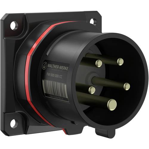 Walther Werke FW610506CC FW610506CC CEE Anbaustecker 16 A 5polig 400 V 1 St.
