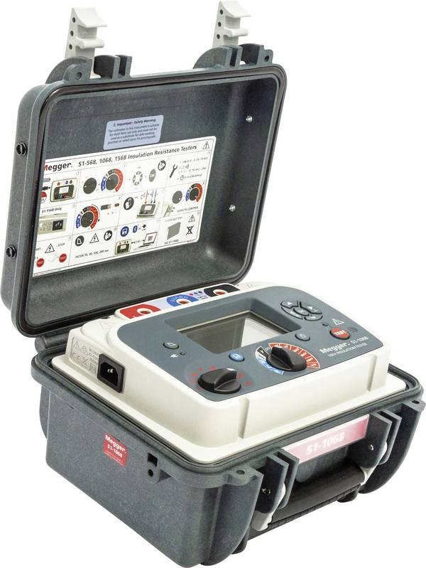 Megger S1-1068 DC Isolationsmessgerät kalibriert (DAkkS-akkreditiertes Labor) 250 V, 500 V, 1000 V, 2500 V, 5000 V, 10000 V, 15000 V 10 GΩ