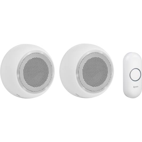 Byron DBY-23514 Funkklingel Komplett-Set mit USB-Anschluss