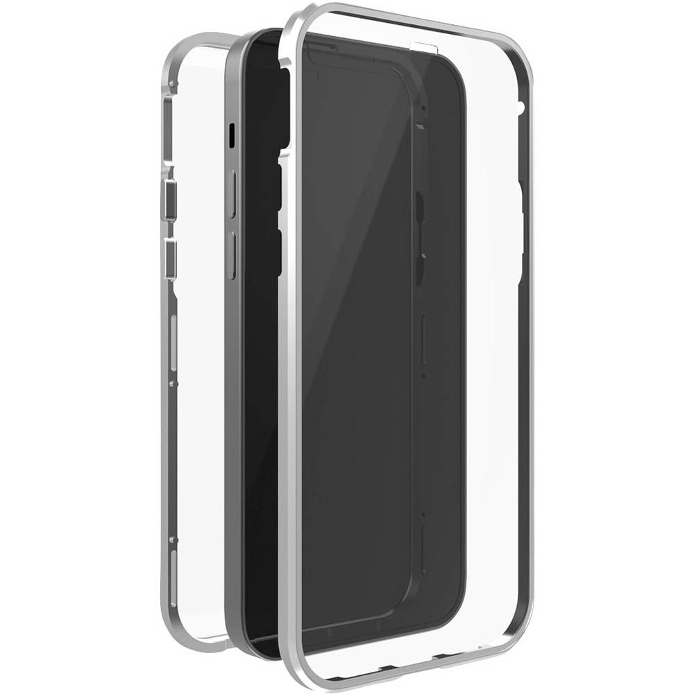 Black Rock 360° Glass Backcover Apple iPhone 12, iPhone 12 Pro Zilver