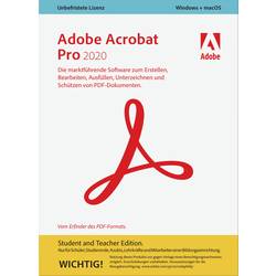 Image of Adobe Acrobat Pro 2020 Student and Teacher Edition Vollversion, 1 Lizenz Windows, Mac PDF-Software