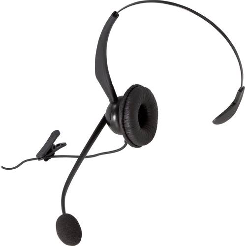 Auerswald COMfortel H-200 On Ear Headset kabelgebunden Mono Schwarz Noise Cancelling Telefon