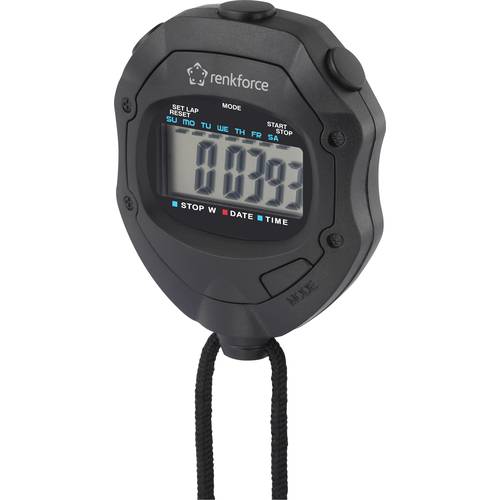 Renkforce RF-SW-110 Stoppuhr digital Schwarz