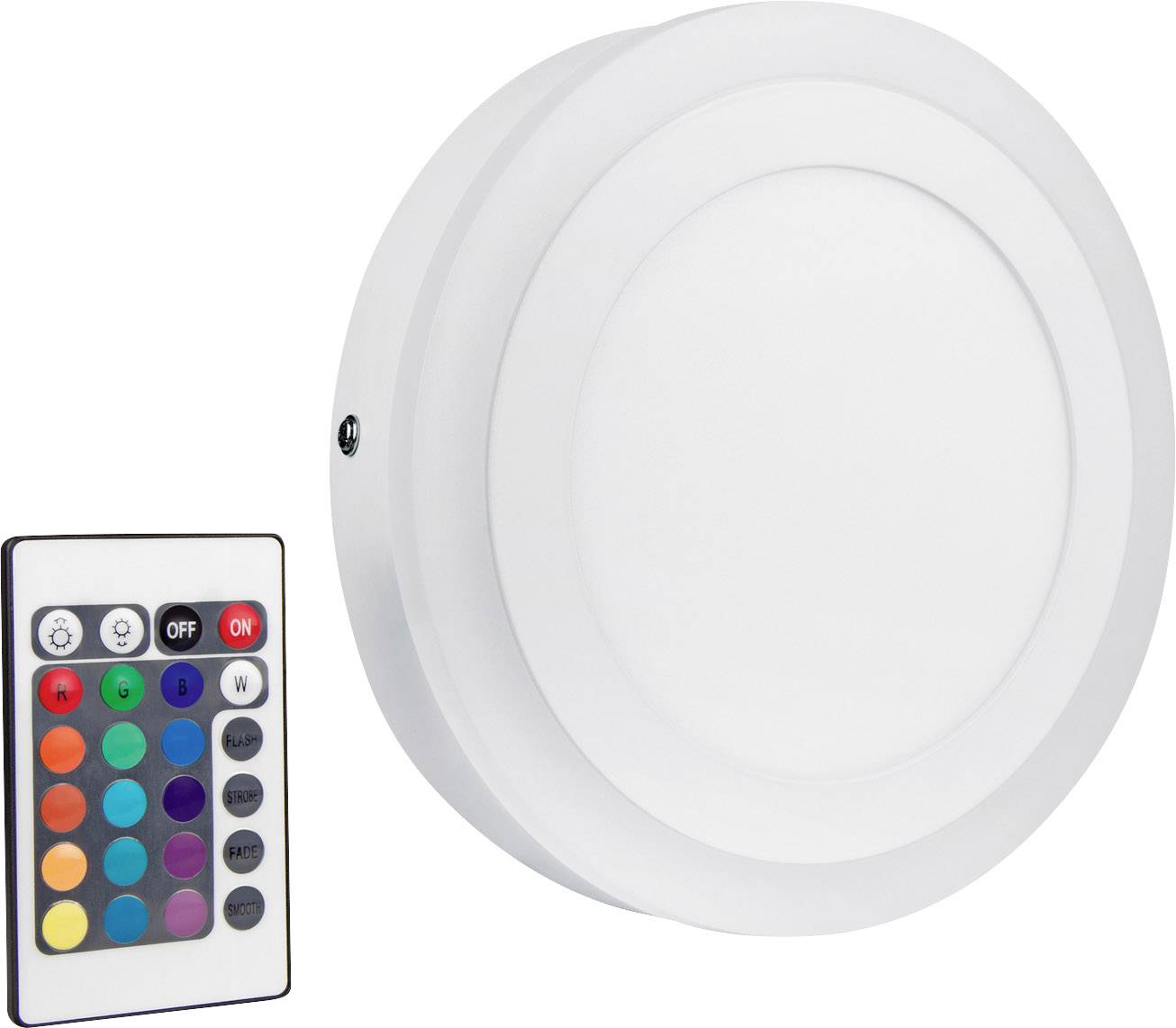 LEDVANCE LED COLOR WHITE RD 200MM 19W LEDV 4058075227590 LED-Wandleuchte 19 W LED Weiß