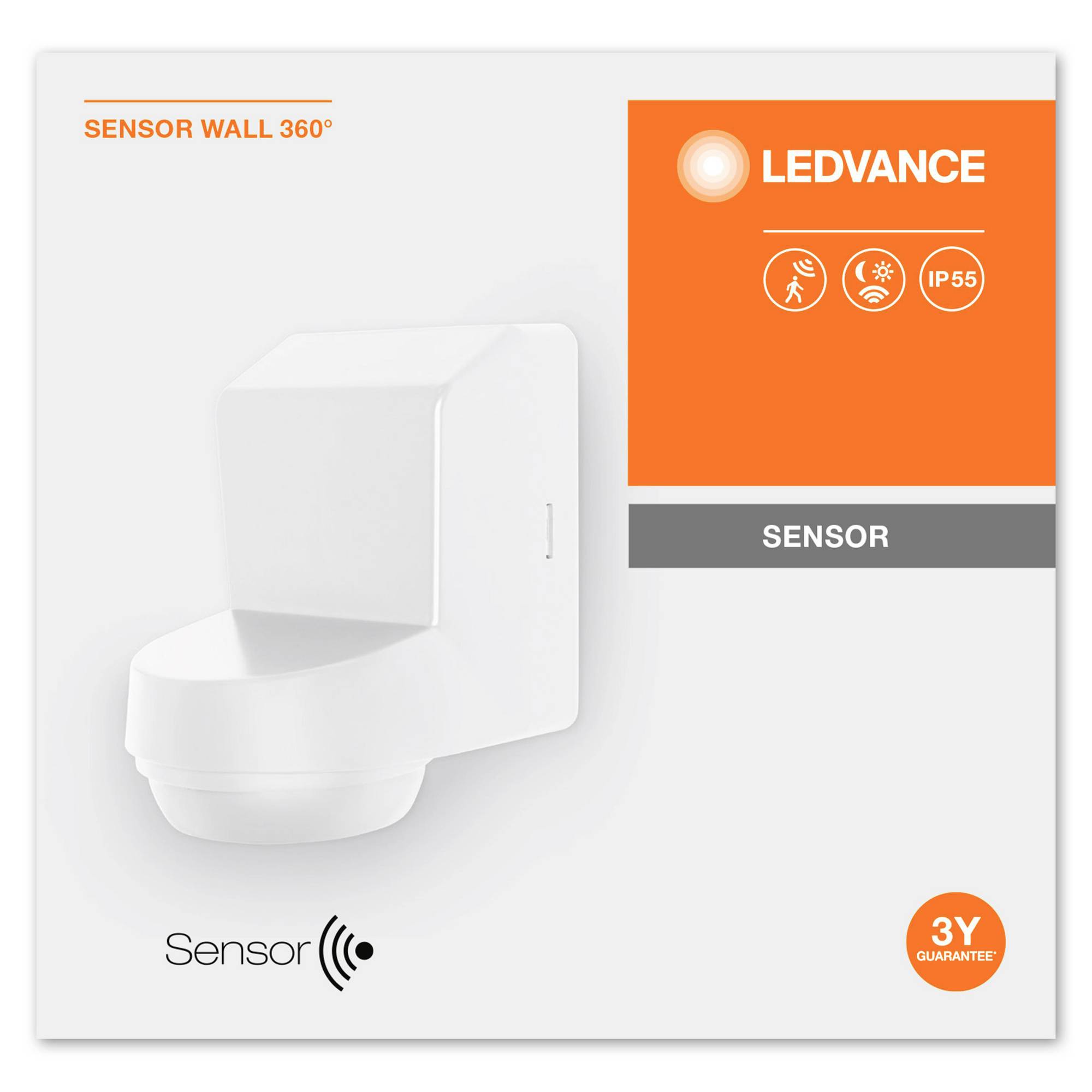 LEDVANCE 4058075244818 Wand Bewegungsmelder 360 ° Weiß IP55-2