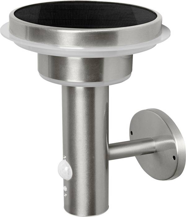 LEDVANCE ENDURA STYLE SOL WALL2CIRCLE6WST LEDV 4058075392687 Solar-Außenwandleuchte mit Bewegungsmelder  LED LED 6 W Stahl