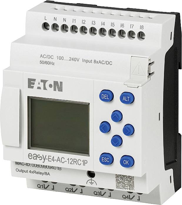 EATON EASY-E4-AC-12RC1P 197508 Basisgerät mit Display (Push-In Klemmen