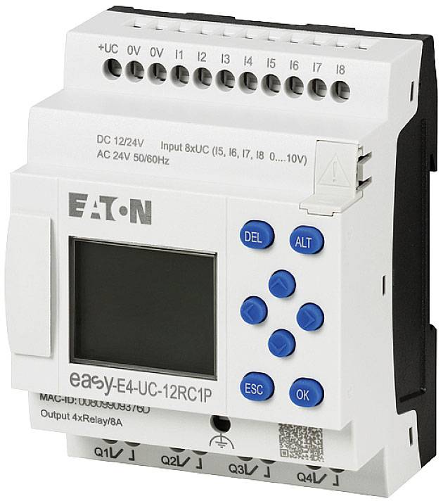 EATON EASY-E4-UC-12RC1P 197504 Basisgerät mit Display (Push-In Klemmen