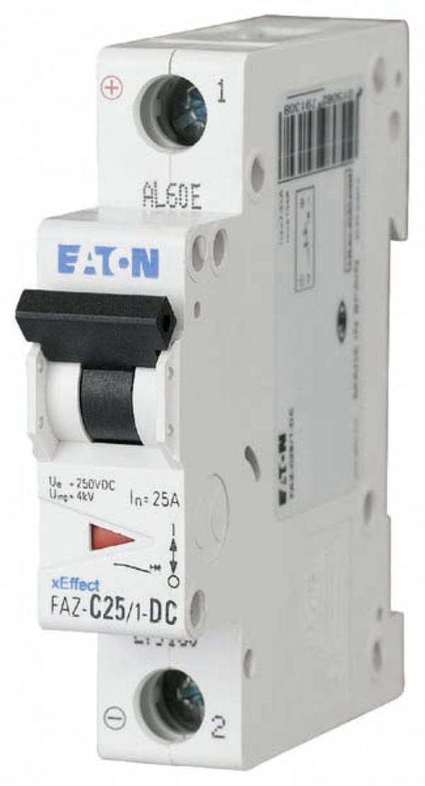 Eaton 279122 FAZ-C2/1-DC Leitungsschutzschalter 2 A 250 V/DC