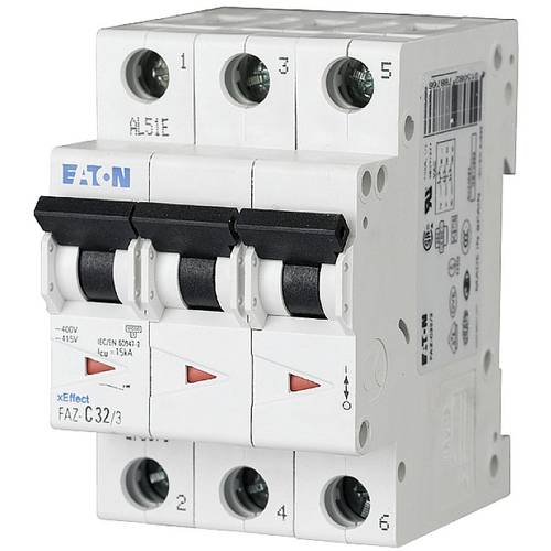 Thumbnail - Eaton 278867 FAZ-C6/3 Leitungsschutzschalter 6 A 400 V/AC