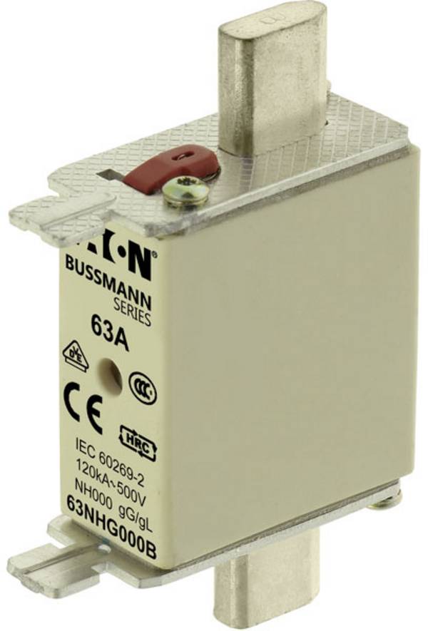 Eaton 63NHG000B NH-Sicherung mit mechanischer Sicherungsanzeige Sicherungsgröße = 000 63 A 500 V 1 St.
