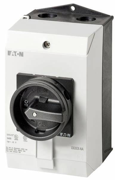 Eaton P1-25/I2/SVB-SW/HI11-NA Wartungsschalter für Bodenbefestigung, verriegelbar 690 V Schwarz 1 St.