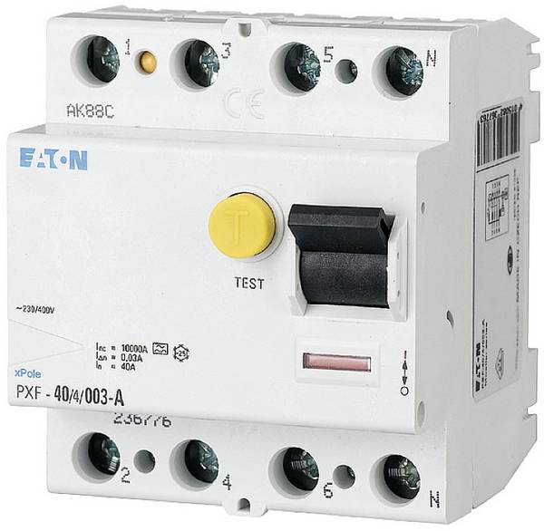 Eaton 236779 PXF-40/4/05-A FI-Schutzschalter 40 A 400 V
