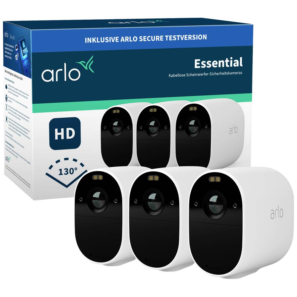 ARLO Essential Spotlight Camera 3-pack wit