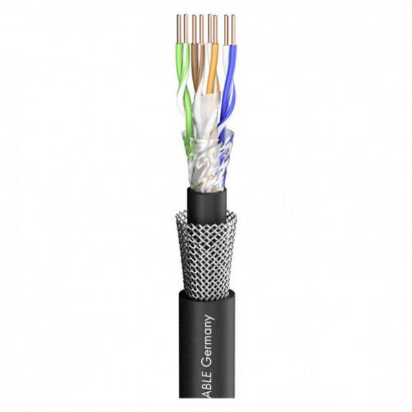 Sommer Cable 580-0201 Netzwerkkabel CAT 6 S/UTP Schwarz Meterware