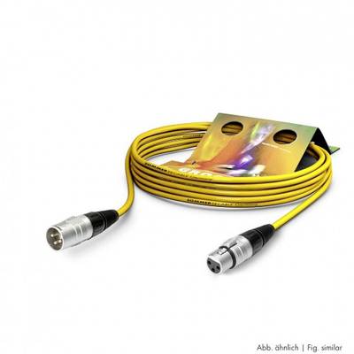 Sommer Cable SGHN-0600-GE XLR Anschlusskabel [1x XLR-Buchse 3 polig - 1x XLR-Stecker 3 polig] 6.00 m Gelb