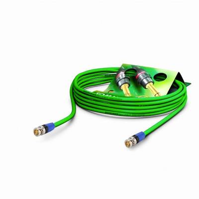 Sommer Cable VTGR-0050-GN-GE Video Anschlusskabel [1x BNC-Stecker - 1x BNC-Stecker] 0.50 m Grün