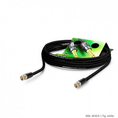 Sommer Cable VTGR-0050-SW-WS Video Anschlusskabel [1x BNC-Stecker - 1x BNC-Stecker] 0.50 m Schwarz