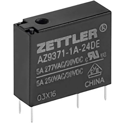 Zettler Electronics AZ9371-1A-24DE Printrelais 24 V/DC 5 A 1 Schließer 1 St.