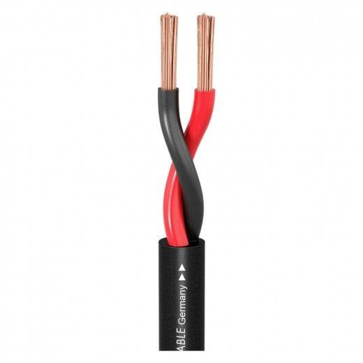 SOMMERCABLE Hicon 440-0051FC Lautsprecherkabel 2 x 4.00 mm² Schwarz Meterware