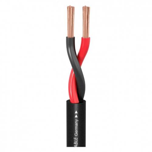Sommer Cable 440-0051FC Lautsprecherkabel 2 x 4 mm² Schwarz Meterware