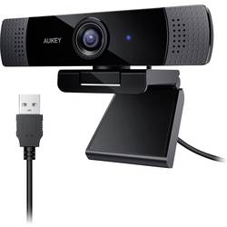 Image of Aukey LM1 Full HD-Webcam 1920 x 1080 Pixel Klemm-Halterung, Standfuß