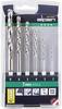 Alpen 0000100806100 ATM 6 HSS Metall-Spiralbohrer-Set 4teilig 2 mm, 3 mm, 4 mm, 5 mm, 6 mm, 8 mm 1/4" (6.3 mm) Außenvierkant 1 St.