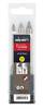 Alpen 0000300003100 Glasbohrer-Set 6 mm, 8 mm, 10 mm Zylinderschaft 1 St.