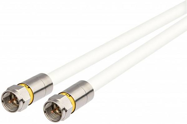 KATHREIN ETF 800/S - 0,8 m - F-Typ - F-Typ - Weiß - F/F - 5MHz-3GHz