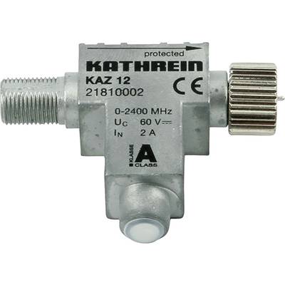 'KATHREIN KAZ 12' Hochfrequenzstecker mit Frequenzbereich 0-2400 MHz, Spannung 60 V und Strom 2 A, Klasse 'A'.