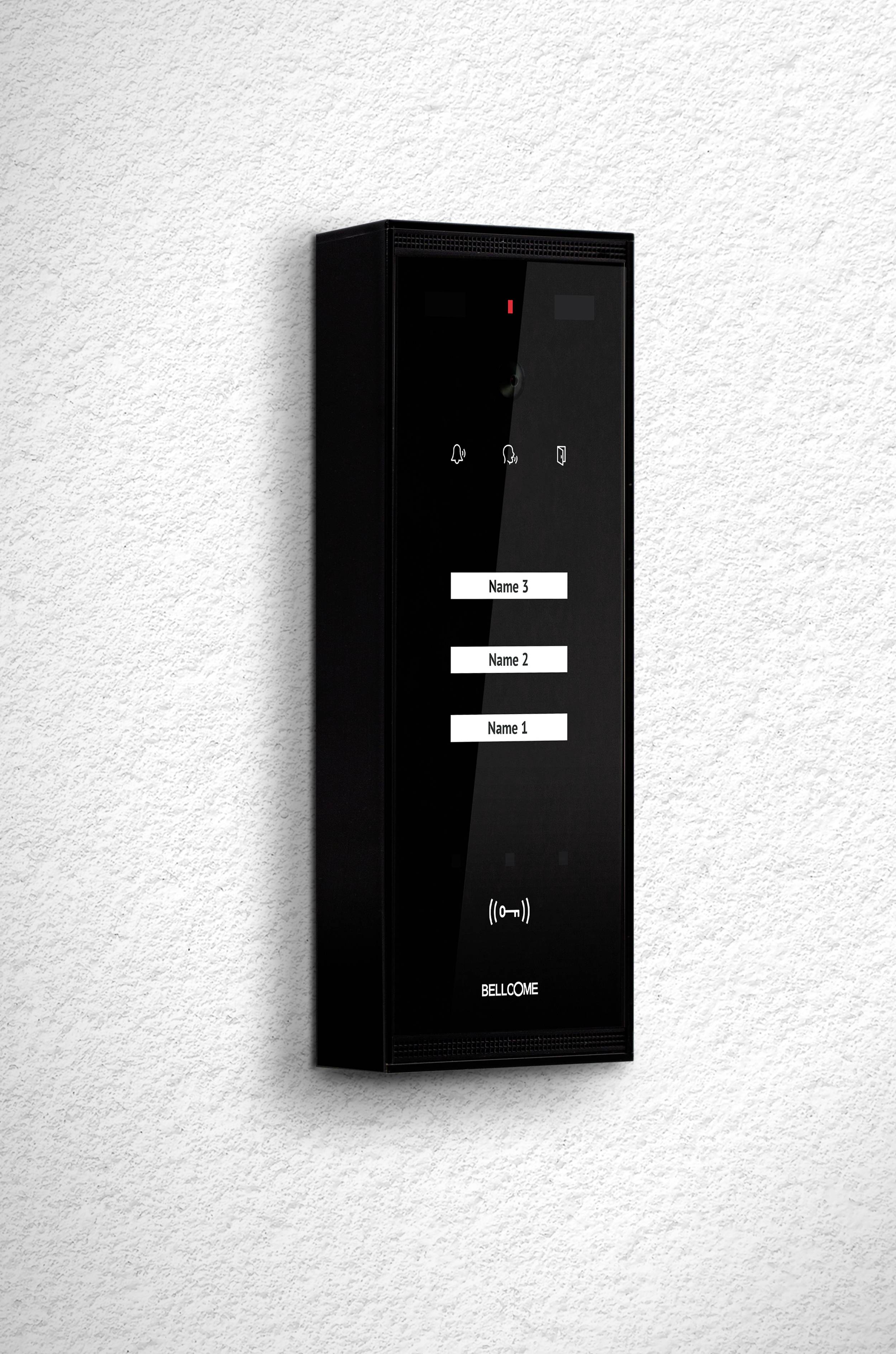 Bellcome Video-Türsprechanlage Advanced Außeneinheit  Aufputz Schwarz-1