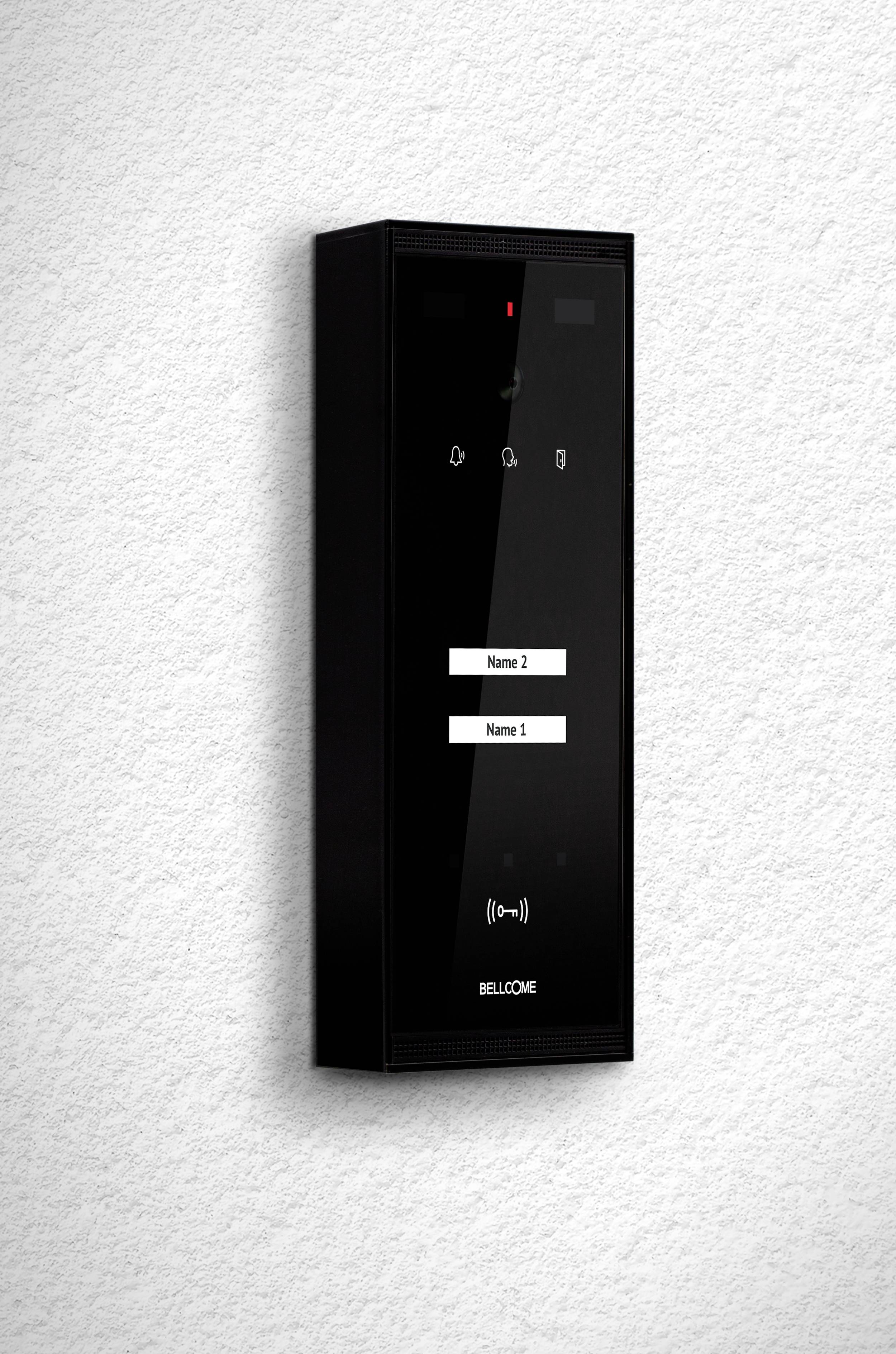 Bellcome Video-Türsprechanlage Advanced Außeneinheit  Aufputz Schwarz-1