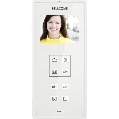 Bellcome Smart+ 3,5"  Video-Türsprechanlage Kabelgebunden Inneneinheit 1 Stück Weiß