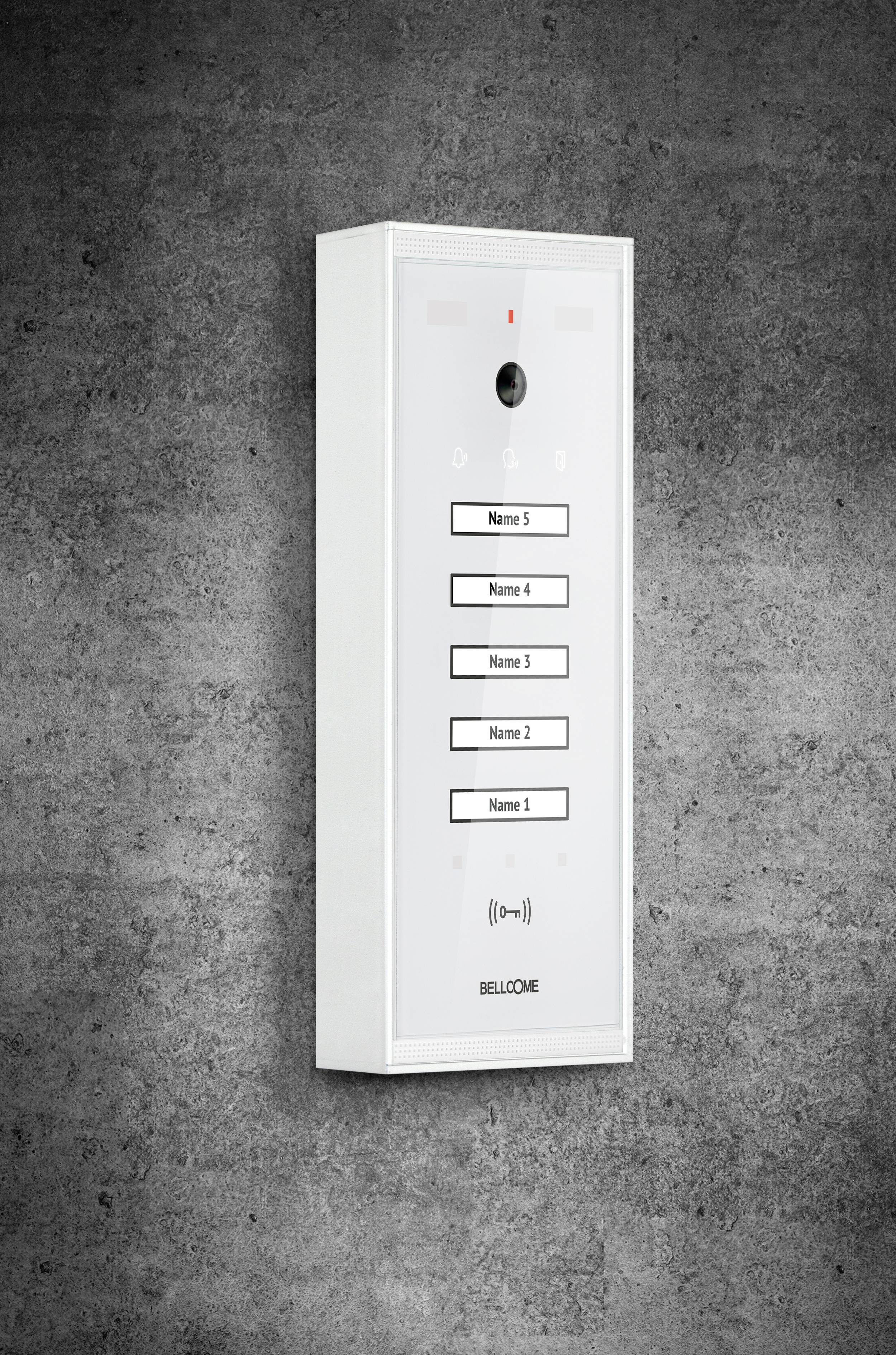 Bellcome Video-Türsprechanlage Advanced Außeneinheit  Aufputz Weiß-1