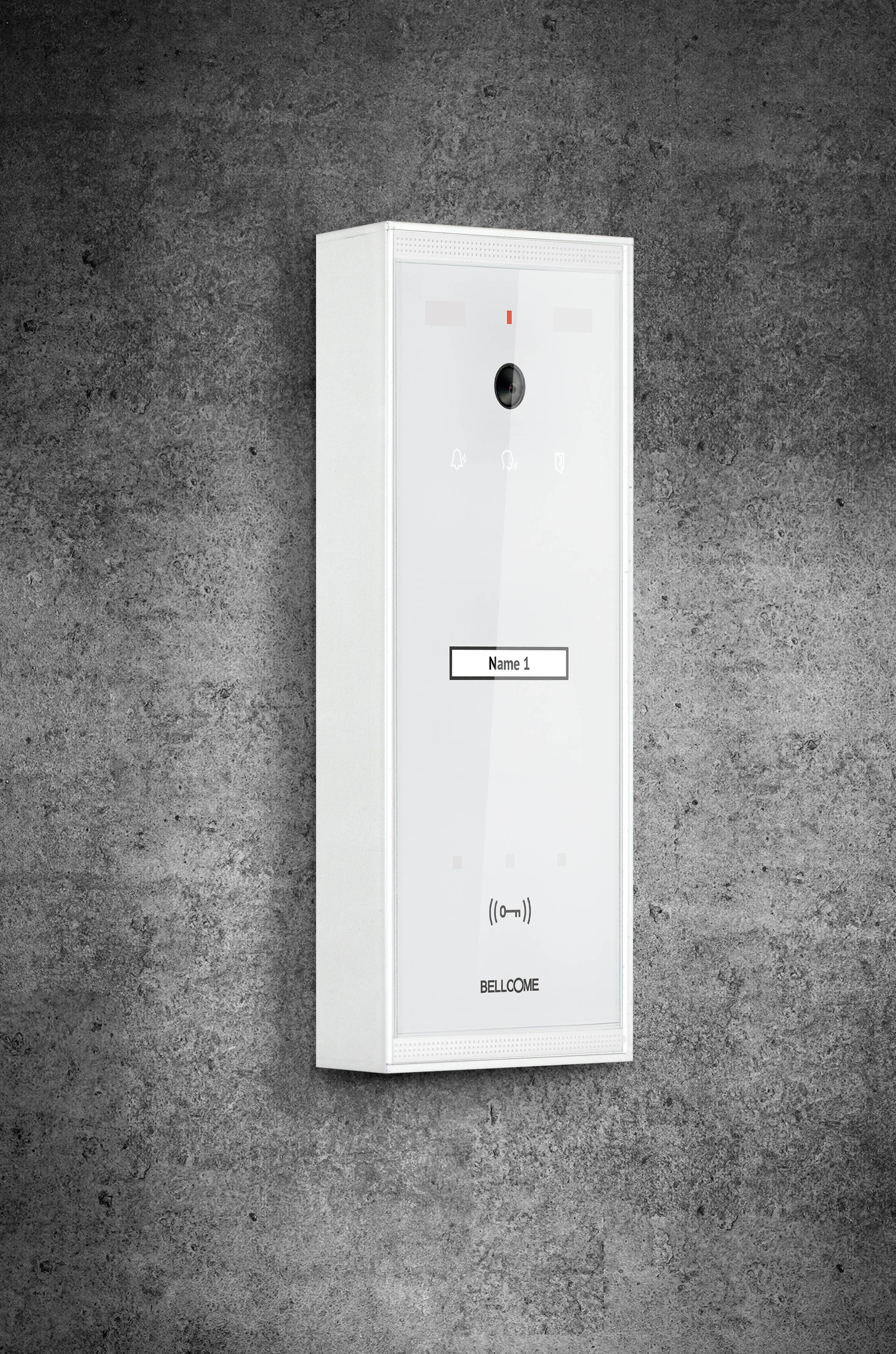 Bellcome Video-Türsprechanlage Advanced Außeneinheit  Aufputz Weiß-1