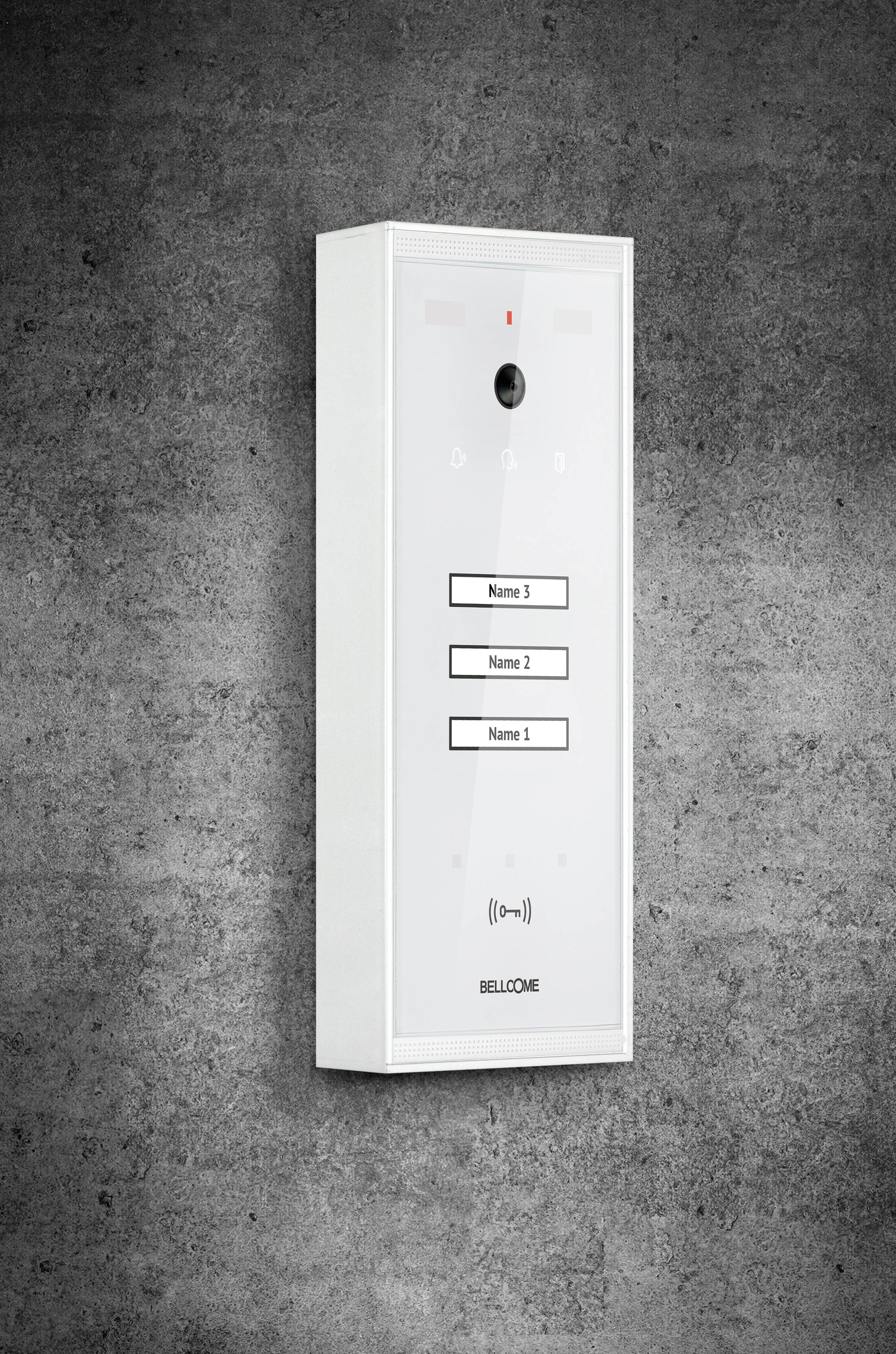 Bellcome Video-Türsprechanlage Advanced Außeneinheit  Aufputz Weiß-1