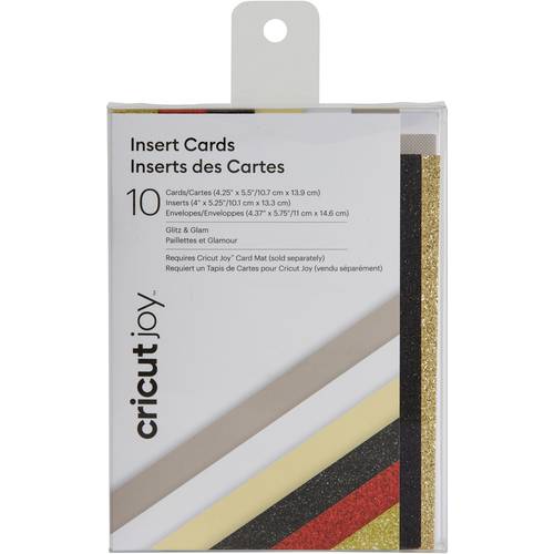 Thumbnail - Cricut Glitzer & Glam Kartenset Taupe, Creme, Weiß