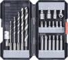 kwb 108805 22teilig Bohrer- und Bit-Sortiment Metall 3 mm, 4 mm, 5 mm, 6 mm, 8 mm