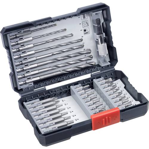kwb 108940 33teilig Bohrer- und Bit-Sortiment