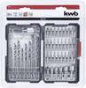 kwb 108955 39teilig Bohrer- und Bit-Sortiment Metall, Stein, Beton, Holz, Mauerwerk